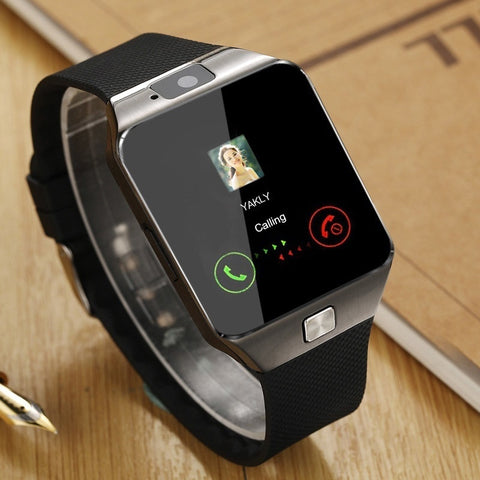 Image of Intelligent Digital Sport Gold Smart Watch
