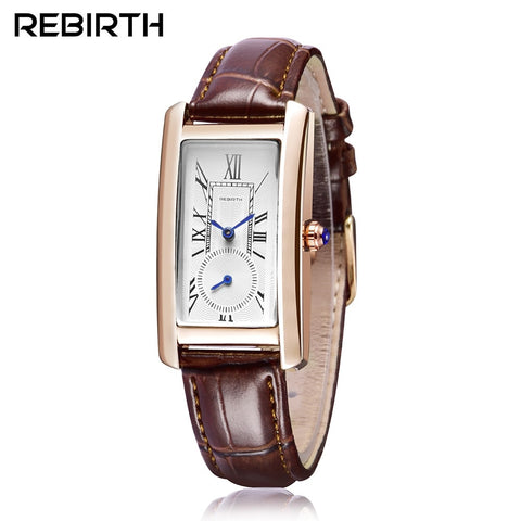Image of Leather Quartz Women Watch