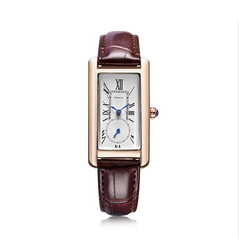 Image of Leather Quartz Women Watch