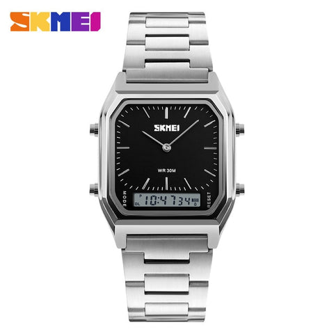 Image of Dual Time Sports Chronograph Casual Men Digital Watch