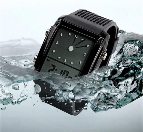 Image of Dual Time Digital Quartz Men Sports Watches