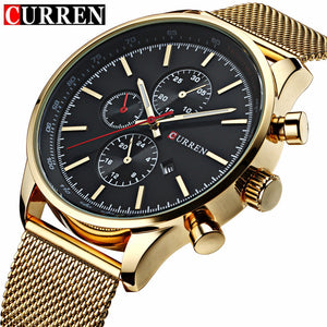 Fashion Casual Full Steel Sports Watch