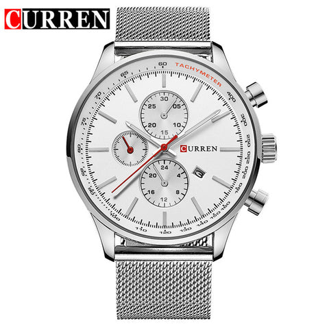 Fashion Casual Full Steel Sports Watch