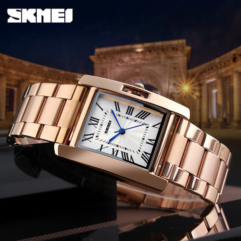 Image of Luxury Stainless Steel Analog Quartz Women Watch