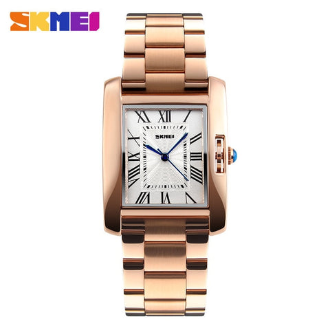 Image of Luxury Stainless Steel Analog Quartz Women Watch