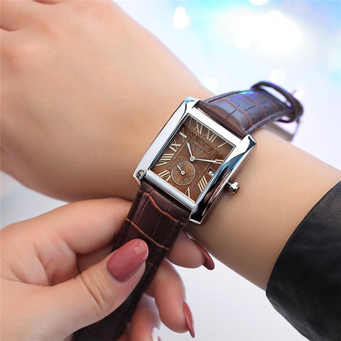 Image of Vintage Women Leather Quartz Watch