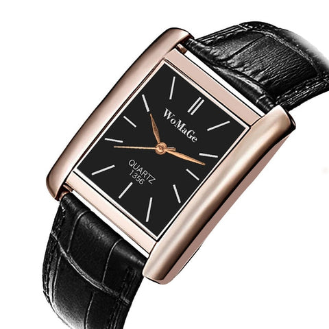 Image of Leather Straps Wrist Women Watch