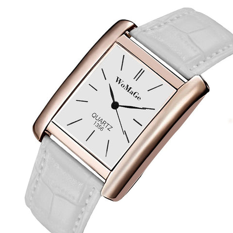 Image of Leather Straps Wrist Women Watch