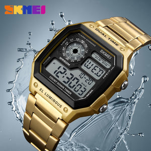 Waterproof Casual Men Watch Stainless Steel