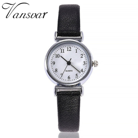 Image of Women Retro Small Dial Simple Casual Watch