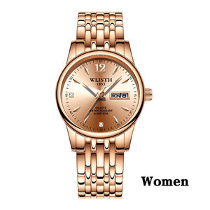 Rose Gold Stainless Steel Ladies Wristwatch