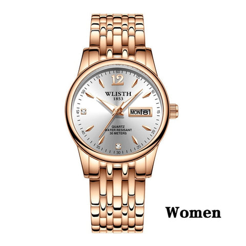 Image of Rose Gold Stainless Steel Ladies Wristwatch