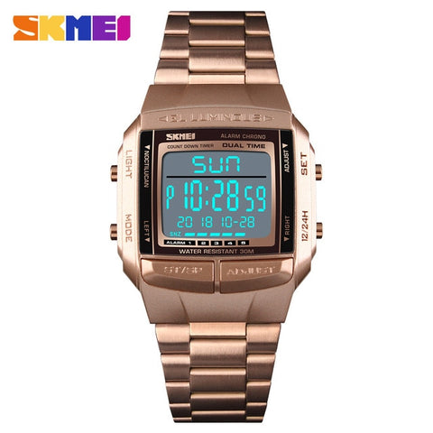 Image of Electronic LED Waterproof Mens Watch