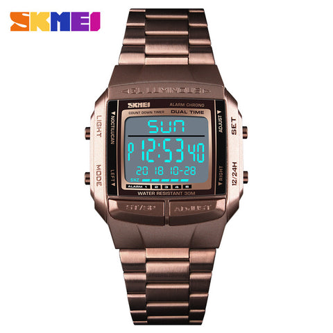 Image of Electronic LED Waterproof Mens Watch