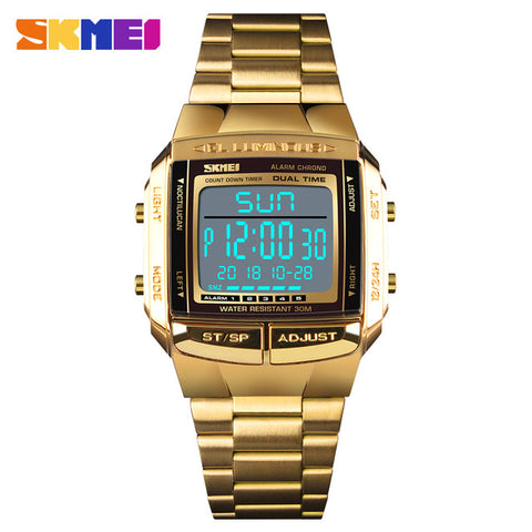 Electronic LED Waterproof Mens Watch