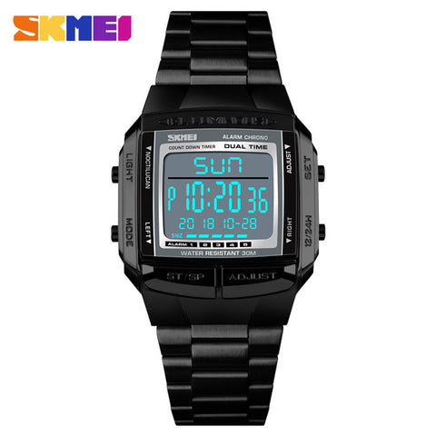 Image of Electronic LED Waterproof Mens Watch