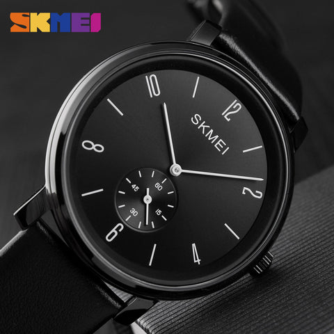 Image of 30M Waterproof Luxury Leather Strap Wristwatch