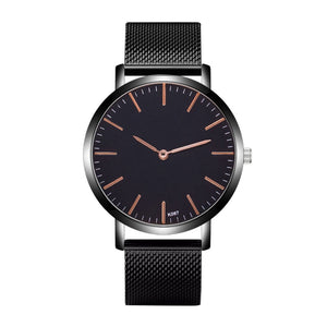 Men Casual Alloy Steel Strap Analog Quartz Watch