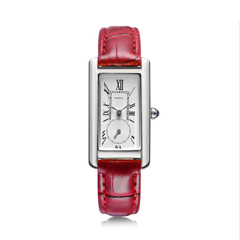 Image of Leather Quartz Women Watch