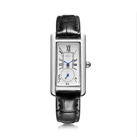 Image of Leather Quartz Women Watch