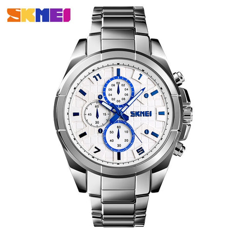 Image of Business Men Alloy Strap Large Dial Quartz Watch