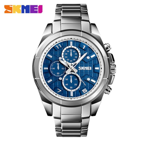 Image of Business Men Alloy Strap Large Dial Quartz Watch