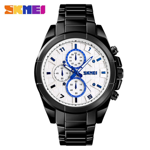 Image of Business Men Alloy Strap Large Dial Quartz Watch