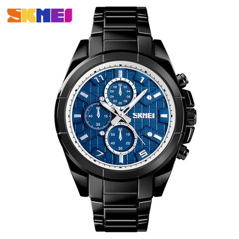 Image of Business Men Alloy Strap Large Dial Quartz Watch