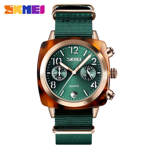 Image of Waterproof Stopwatch Multi-dial Quartz Watch