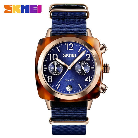 Image of Waterproof Stopwatch Multi-dial Quartz Watch