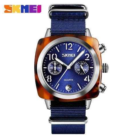 Image of Waterproof Stopwatch Multi-dial Quartz Watch