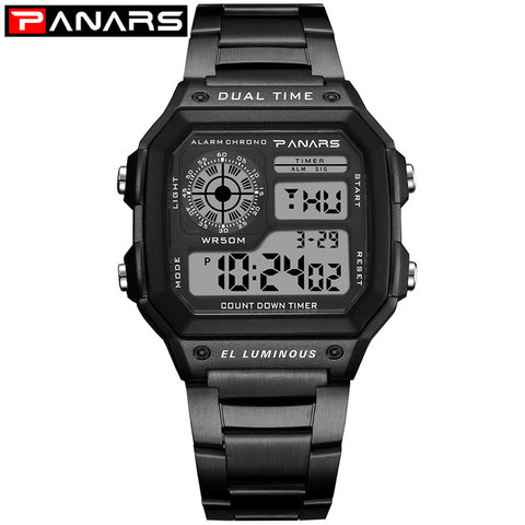 Image of Men Digital Sport Chronograph Waterproof Watch