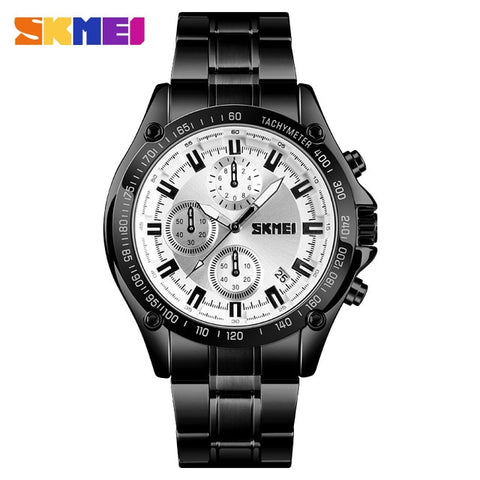 Image of Men Stainless Steel Strap Waterproof Watch