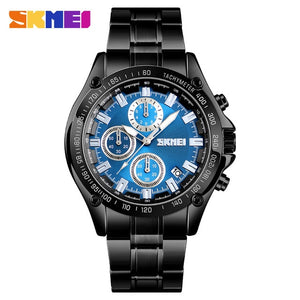 Men Stainless Steel Strap Waterproof Watch