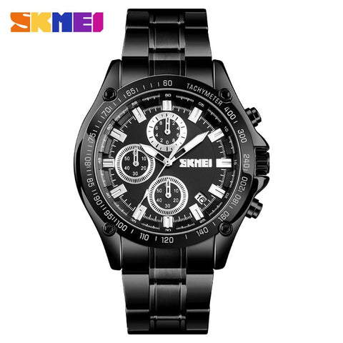 Image of Men Stainless Steel Strap Waterproof Watch