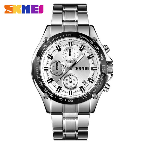 Image of Men Stainless Steel Strap Waterproof Watch