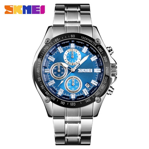 Image of Men Stainless Steel Strap Waterproof Watch