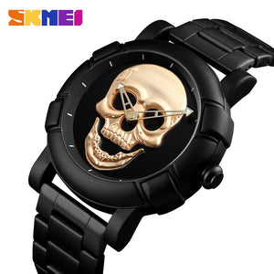 Top Brand Luxury Skull Men Watch