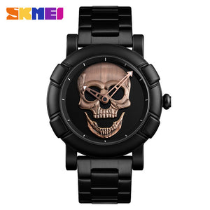 Top Brand Luxury Skull Men Watch