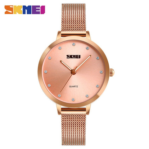 Image of Luxury Stainless Steel Strap Quartz Ladies Watch